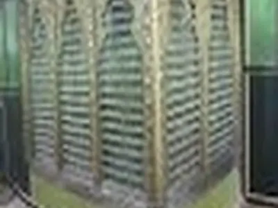 ضریح جدید امامزاده علی اصغر(ع) روستای ولاشجرد رونمایی شد
