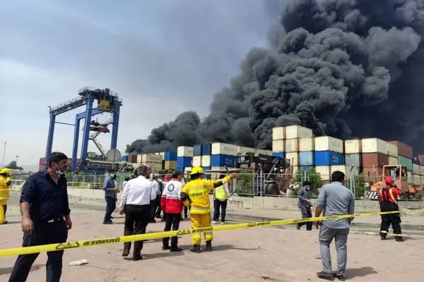 إيران.. رئيس النيابة العامة يأمر بمتابعة خاصة لحادث انفجار ميناء الشهيد رجائي