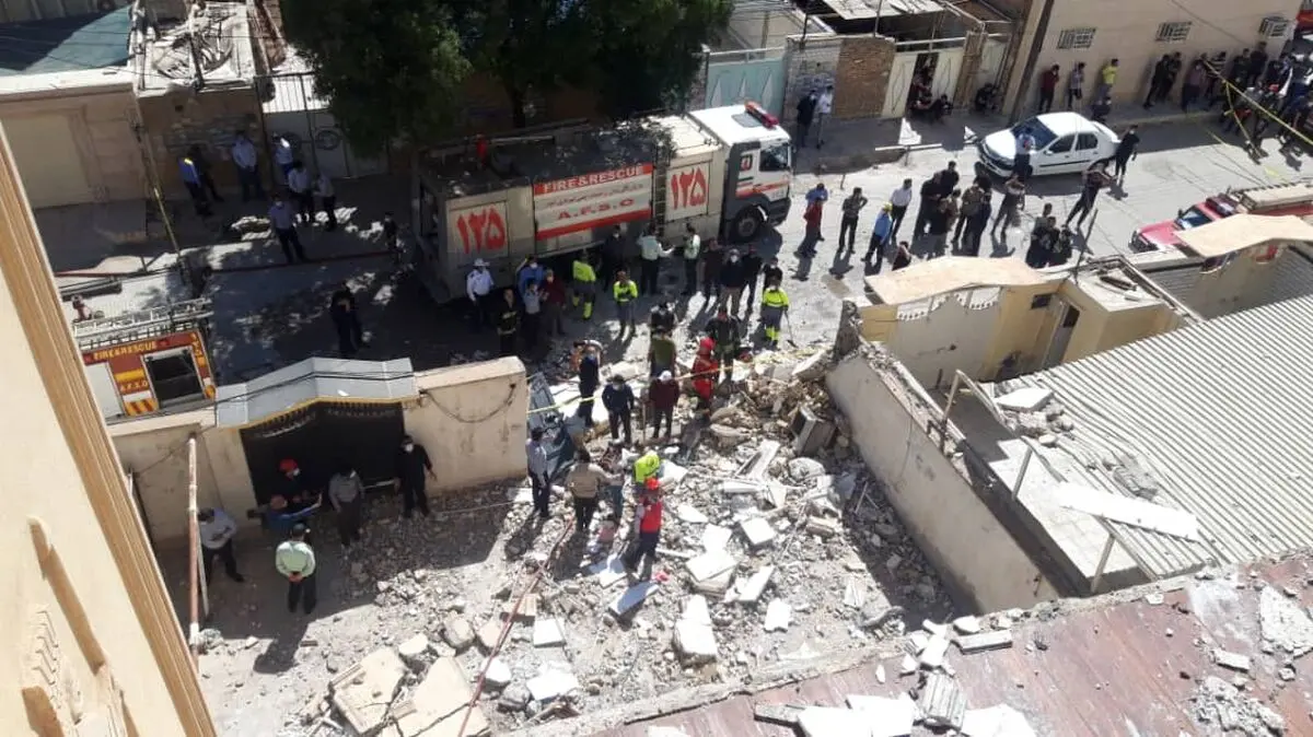 انفجار گاز شهری در اهواز حادثه آفرید 