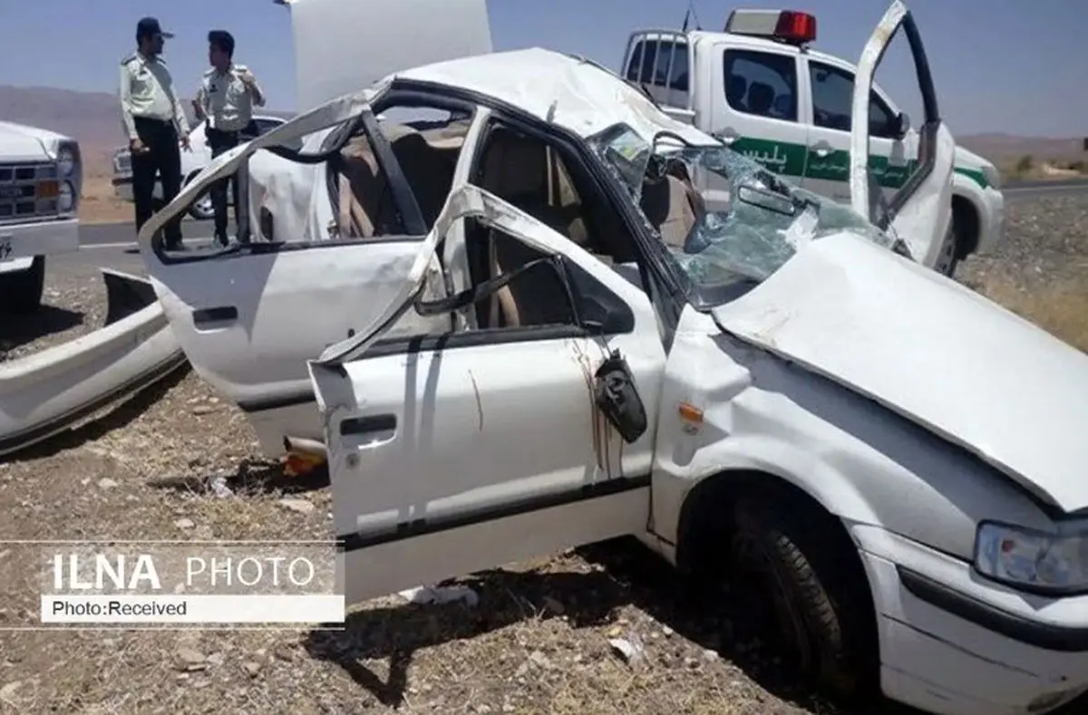 کشته و زخمی شدن دو نفر در تصادف جاده خرم آباد به بروجرد