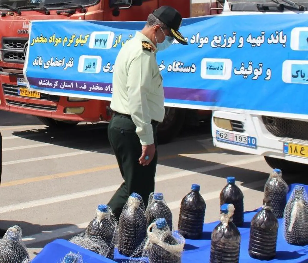 ‍ کشف 327 کیلوگرم تریاک در "کرمانشاه"/ انهدام یک باند و دستگیری 9 قاچاقچی