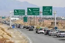 یک میلیون و ۶۵۲ هزار وسیله نقلیه در محورهای ورودی استان سمنان تردد کردند ‍