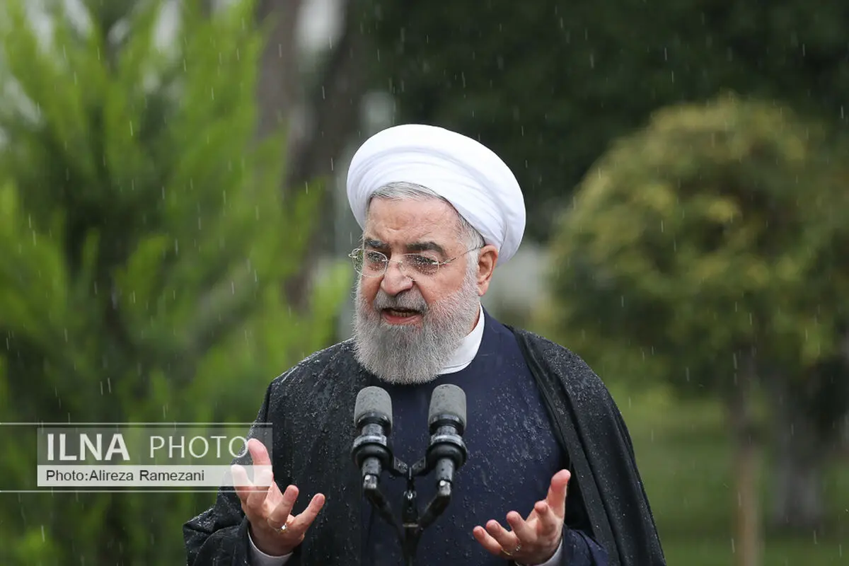 روحانی : تدشین المشاریع الوطنیة شوکة فی أعین المتآمرین ضد ایران