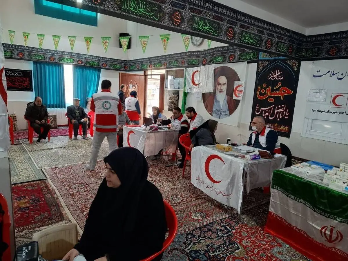 ویزیت رایگان بیش از ۵۰ شهروند کسمایی به مناسبت هفته مقاومت