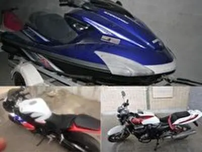 توقیف جت‌اسکی و موتورسیکلت‌های قاچاق در بندرانزلی