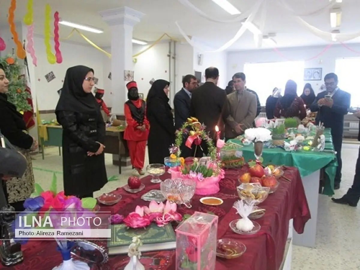 افتتاح نمایشگاه سفره‌های هفت سین در پلدشت
