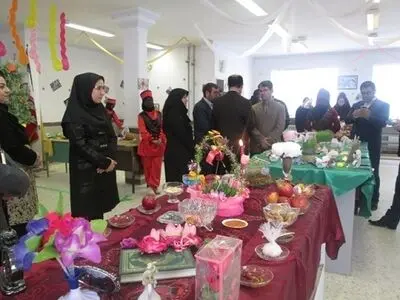 افتتاح نمایشگاه سفره‌های هفت سین در پلدشت