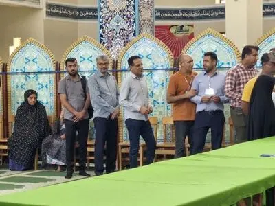 جمعیت رای دهندگان خوزستان در شعب اخذ رای افزایش یافت