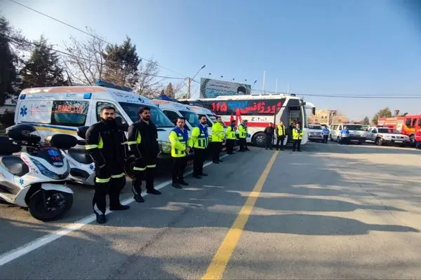 آماده‌باش ناوگان اورژانس استان مرکزی در پی آلودگی هوا