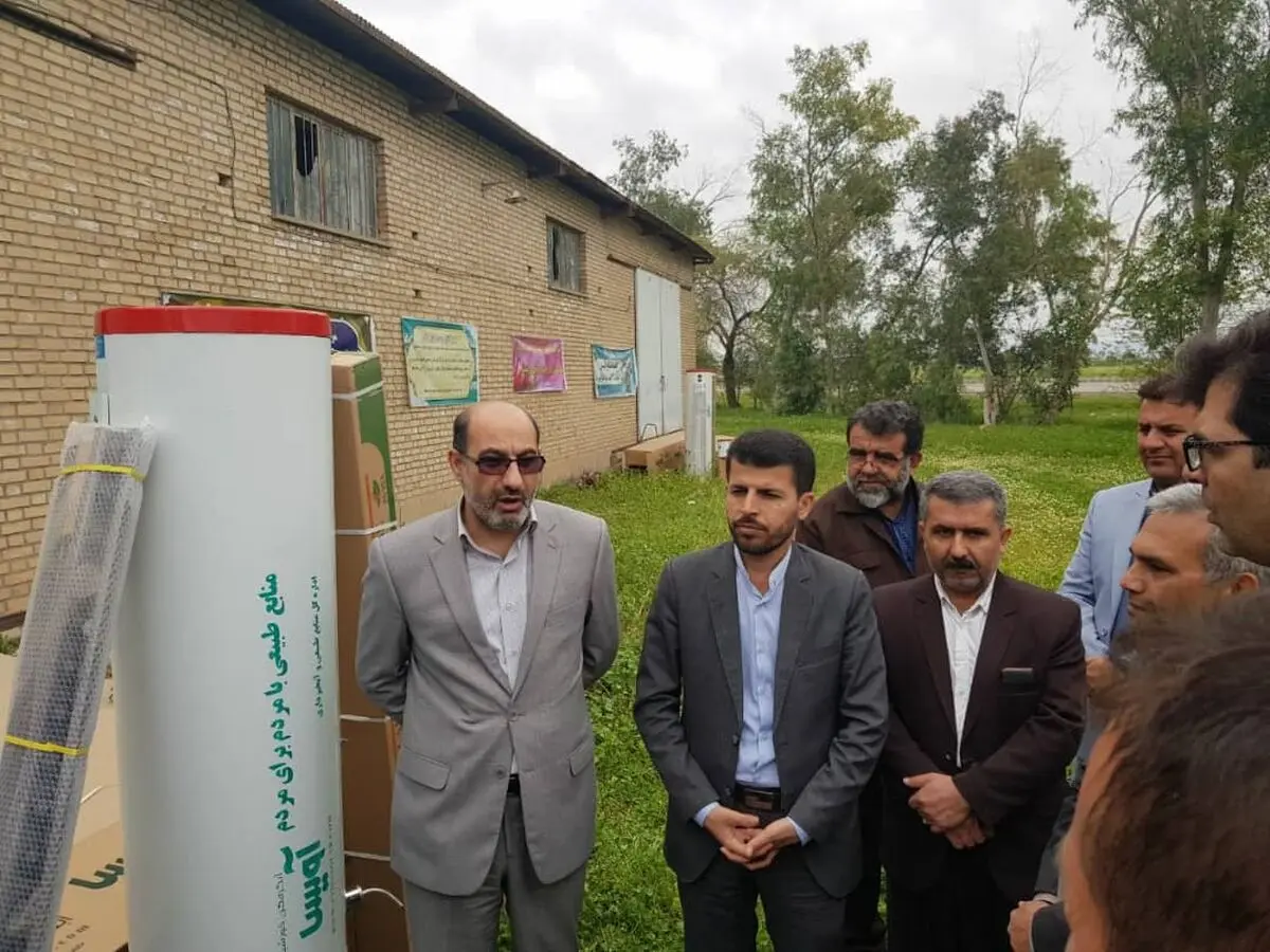 اختصاص ۶۶ دستگاه آبگرمکن خورشیدی به مناطق صعب العبور دزفول از سوی منابع طبیعی کشور 