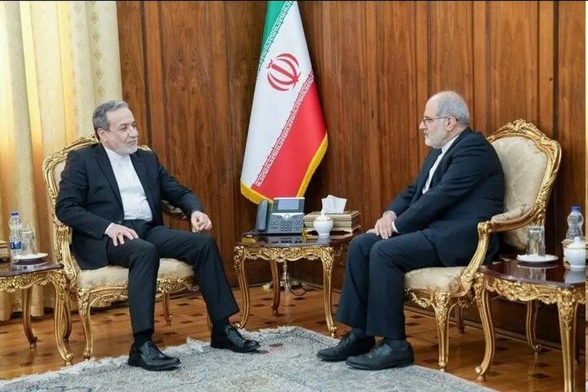 دیدار سفیر ایران در ایرلند با عراقچی

