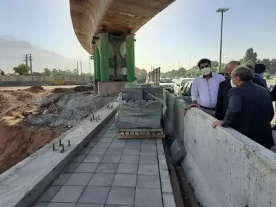 بازدید شهردار و اعضا شورا از تقاطع غیرهمسطح شهید سلیمانی