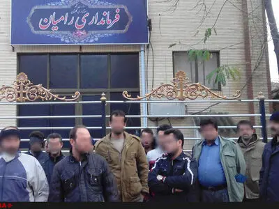 کارگران معدن زغال سنگ ملچ آرام رامیان تجمع کردند