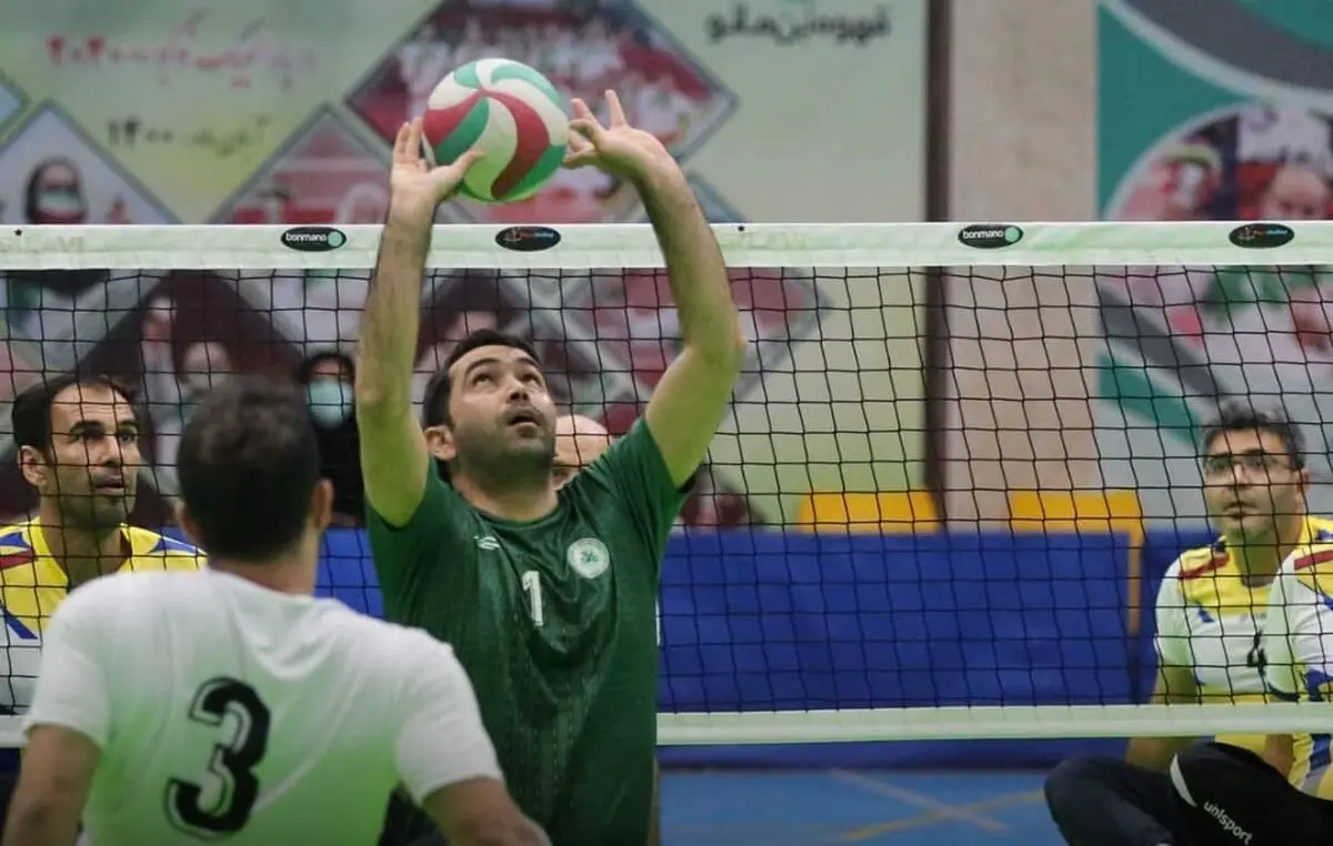 شکست والیبال نشسته ذوب آهن مقابل مس