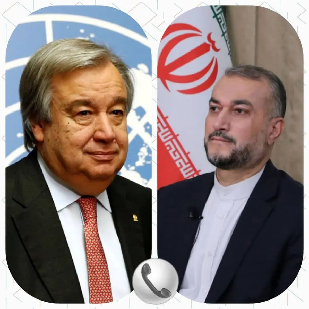 مباحثات هاتفیة بین أمیر عبداللهیان وغوتیریش حول الیمن