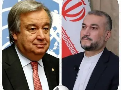 مباحثات هاتفیة بین أمیر عبداللهیان وغوتیریش حول الیمن