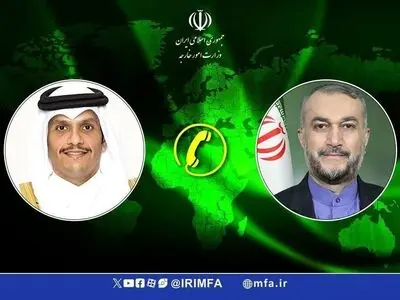 Iranian, Qatari FMs hold fresh phone talks