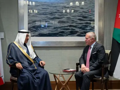 دیدار ولیعهد کویت و پادشاه اردن در حاشیه مجمع عمومی سازمان ملل