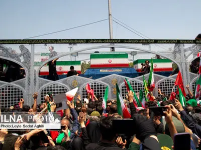 مراسم تشییع پیکر مطهر رهبر شهید انقلاب / 1