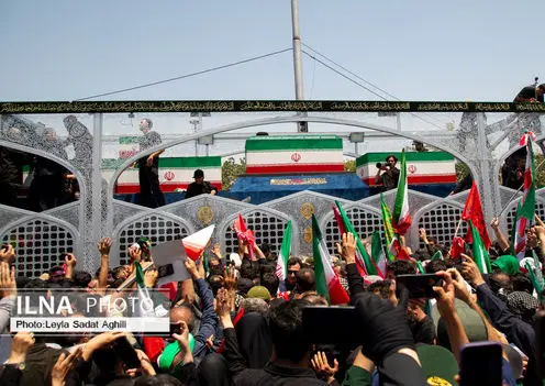 Funeral ceremony of the martyred revolutionary leader