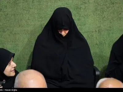 تصاویری از جمیله علم الهدی در حسینیه اعظم زنجان
