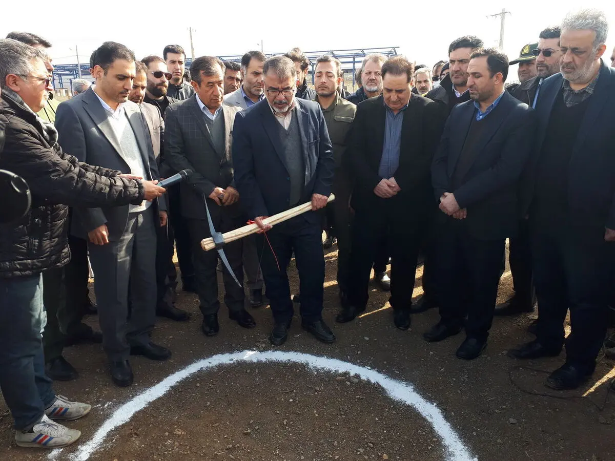 فاز دوم کارخانه صبا ظرف آسیا با ظرفیت اشتغال ۵۰نفر کلنگ زنی شد