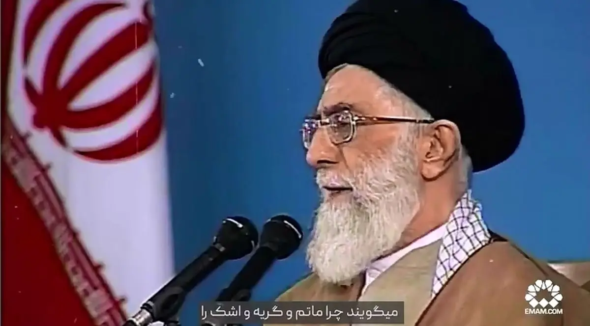 مقام معظم رهبری: این‌ها نمی‌فهمند که این روضه و گریه آدم‌ساز است + فیلم