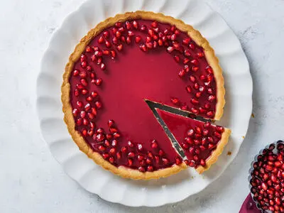 طرز تهیه چیزکیک ژله اناری