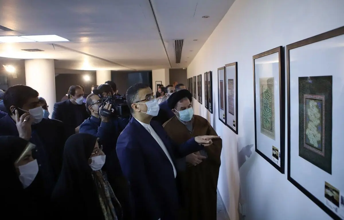 گشایش نمایشگاه جهانی خوشنویسی کشورهای جاده ابریشم در مشهد