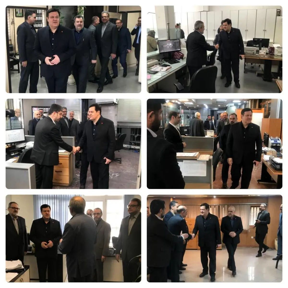 مدیرعامل بانک ملت در آخرین روز کاری سال از شعب و واحدهای ستادی بازدید کرد- تاکید بر ارائه خدمات شایسته به مشتریان
