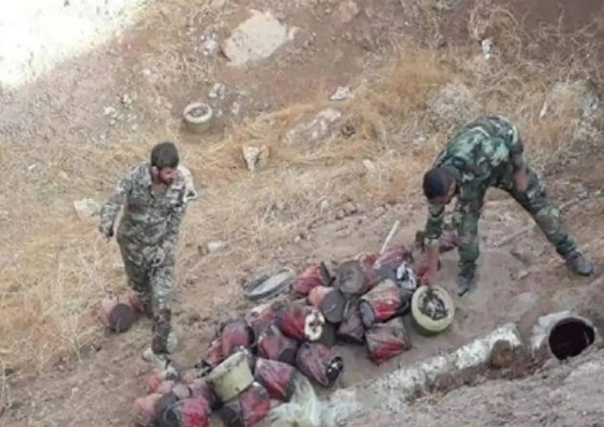 کشف ۲ لانه داعش و انفجار ۲ بمب دست‌ساز در عملیات امنیتی در دیاله