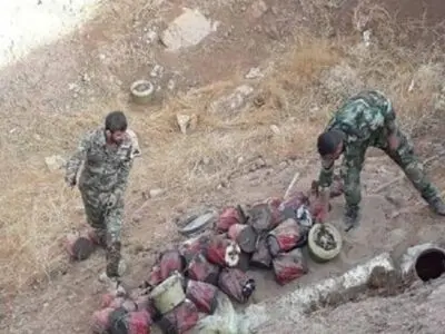 کشف ۲ لانه داعش و انفجار ۲ بمب دست‌ساز در عملیات امنیتی در دیاله