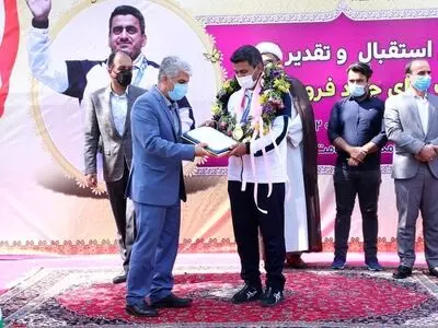 تجلیل سازمان ورزش شهرداری تهران از فروغی المپین طلایی پایتخت 