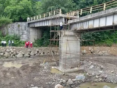 کشته و زخمی شدن دو کارگر در پروژه ساخت پل رانکوه تالش 