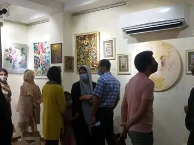 نمایش آثار هنرمندان ایران و ترک در لاهیجان