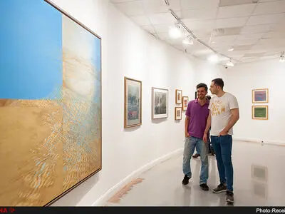آثار منیژه میرعمادی در خانه هنرمندان