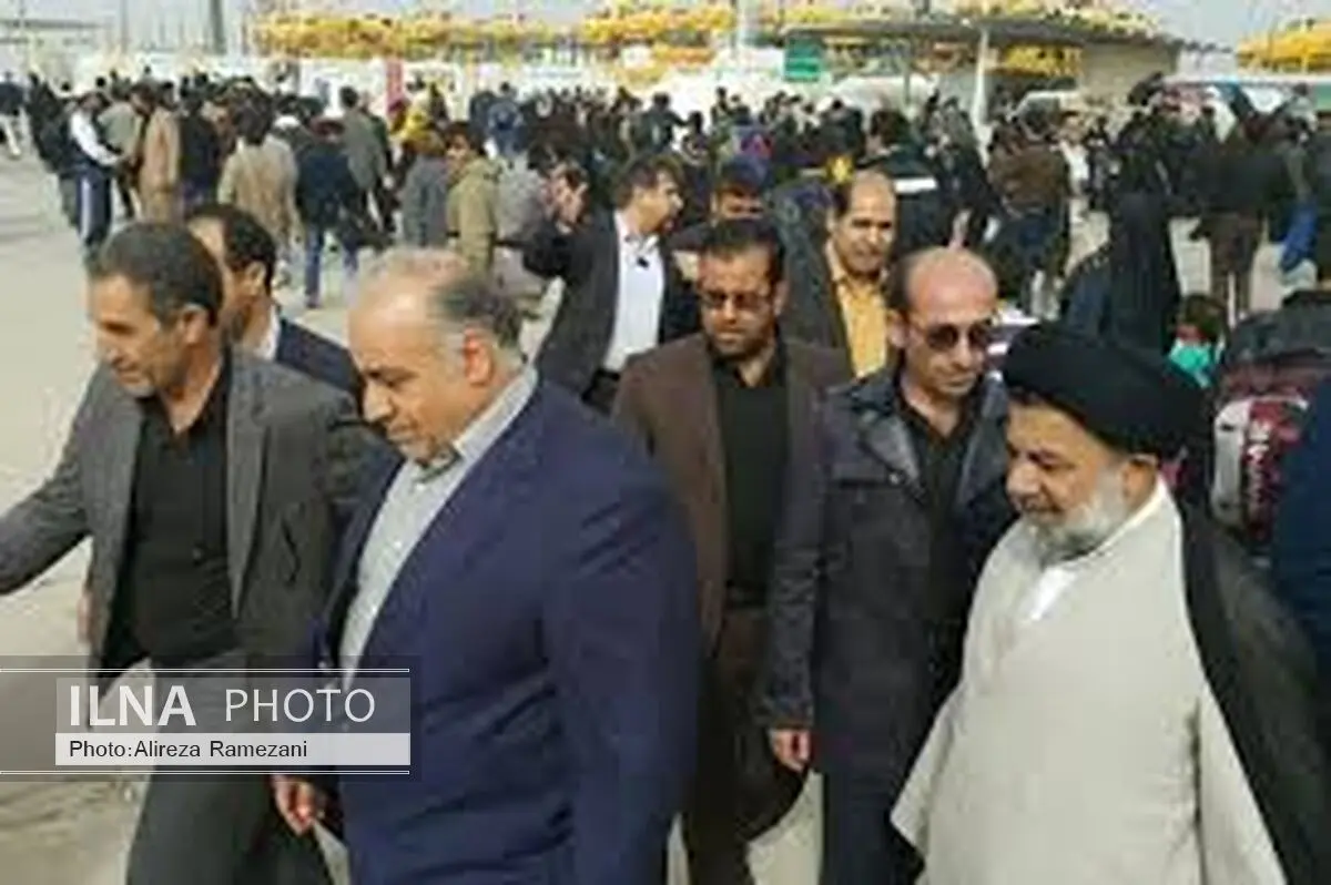 بازدید نماینده ولی‌فقیه و استاندار لرستان از پایانه مرزی مهران