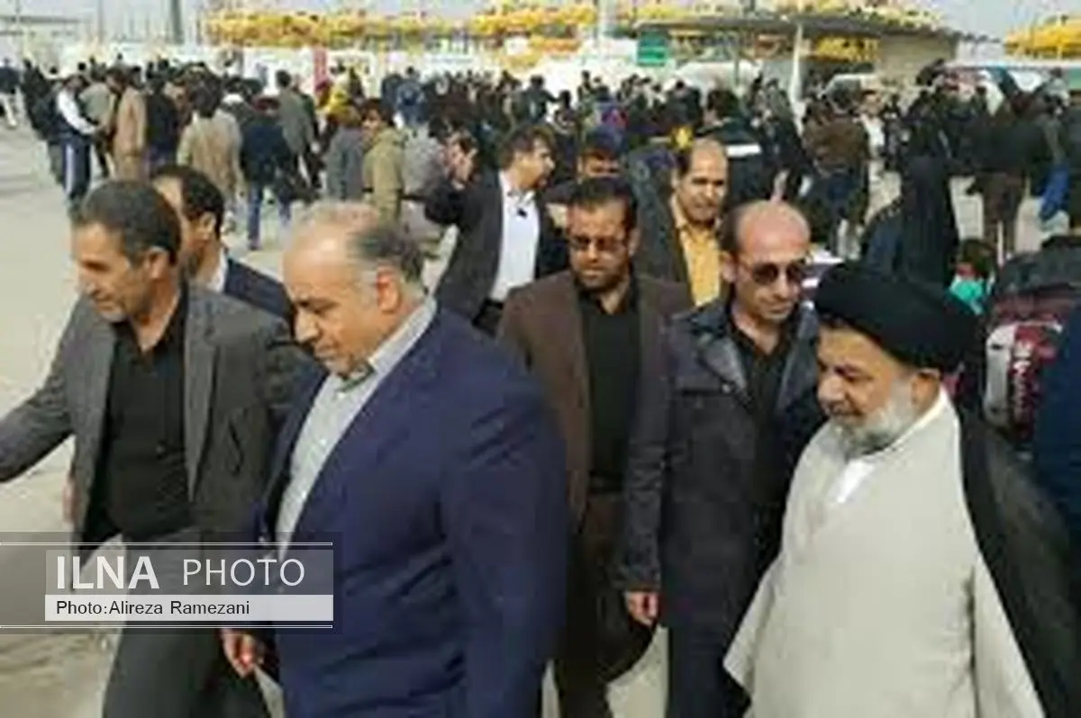 بازدید نماینده ولی‌فقیه و استاندار لرستان از پایانه مرزی مهران