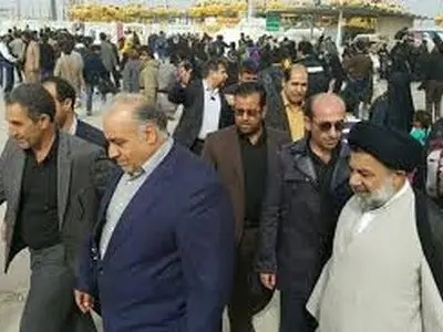 بازدید نماینده ولی‌فقیه و استاندار لرستان از پایانه مرزی مهران