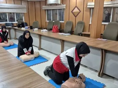 تجهیز واحدهای آموزش هلال‌احمر خوزستان به مانکن آموزشی 