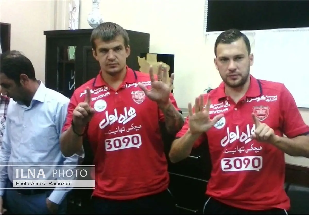 دو بازیکن اوکراینی پرسپولیس قراردادشان را ثبت کردند