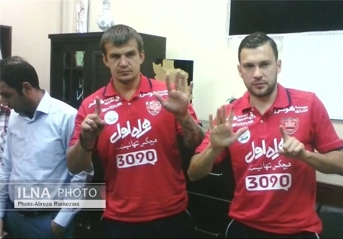 دو بازیکن اوکراینی‌ پرسپولیس قراردادشان را ثبت کردند