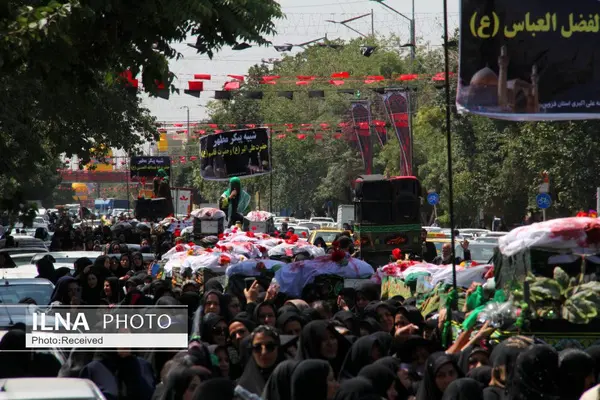 مراسم آیینی زنان طایفه بنی‌اسد در قزوین برگزار شد