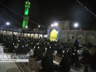 مراسم عزاداری شب عاشورای حسینی در سبزوار 