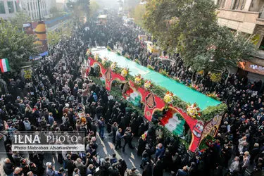 تشییع ۱۰۰ شهید گمنام دفاع مقدس