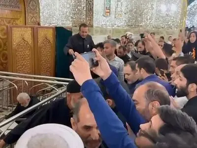 جمعیت ادامه‌دار مردم در کنار مزار شهید سیدابراهیم رئیسی + فیلم