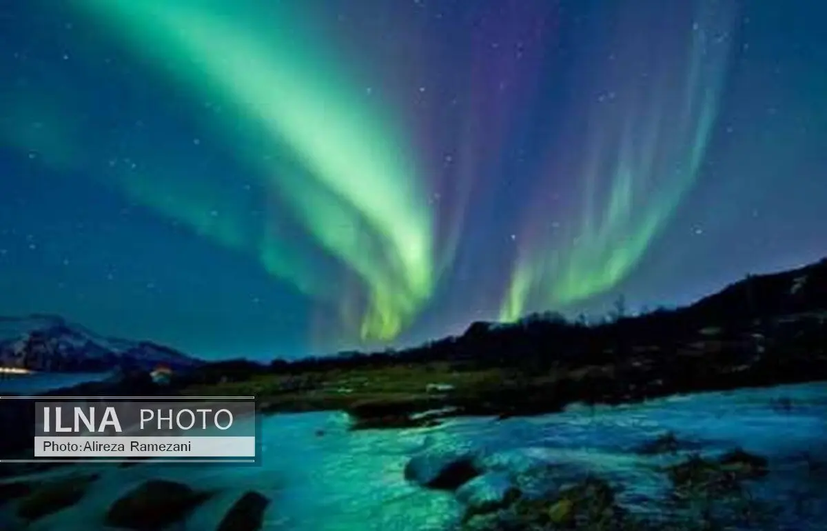 بازی نور در آسمان + عکس 