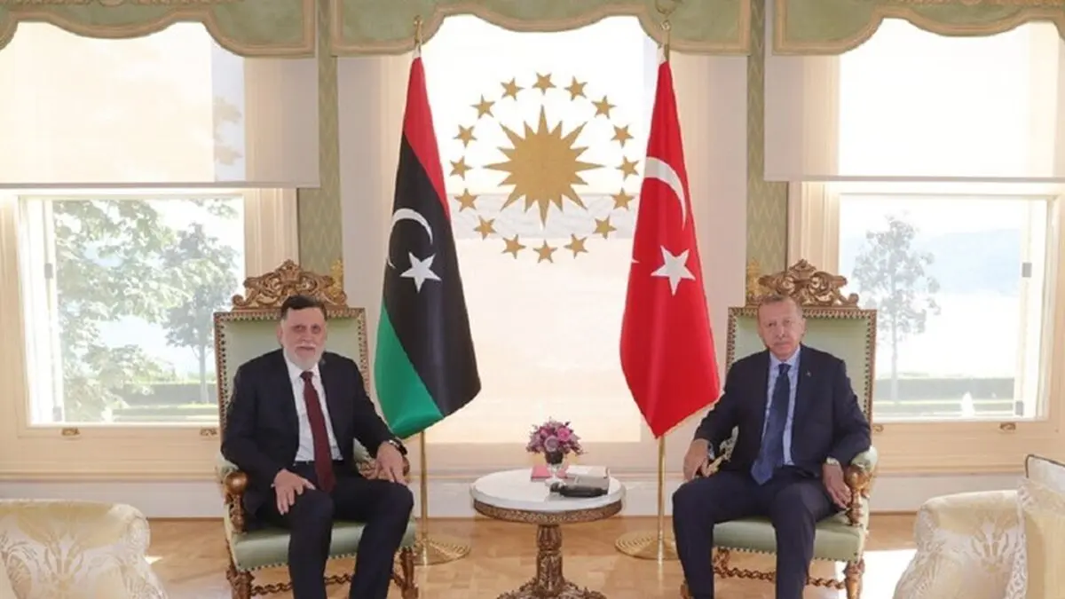 دیدار رجب طیب اردوغان و فائز السراج