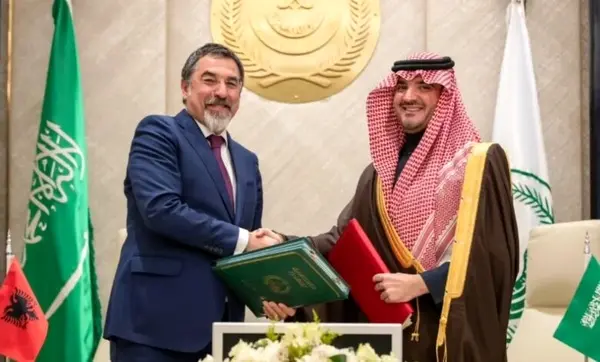 امضای توافق‌نامه امنیتی میان عربستان و آلبانی
