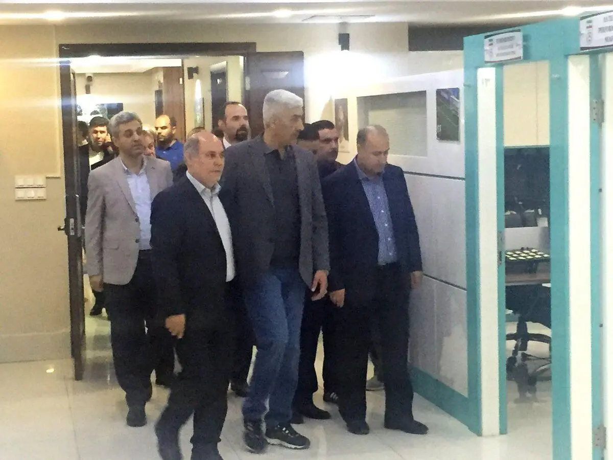 حضور وزیر ورزش و جوانان عراق در ساختمان پک فدراسیون فوتبال 